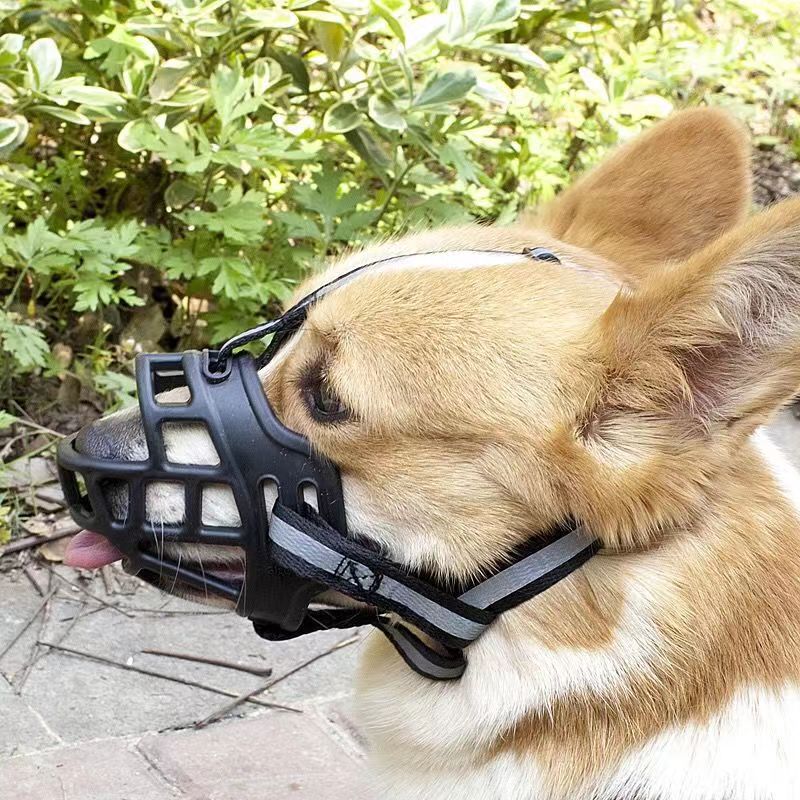 Large Dog Muzzle, Anti-Bite & Anti-Chew Mask for German Shepherds, Golden Retrievers, Labradors - Silent Dog Muzzle with Adjustable Strap, Nylon Material, Pet Training Accessory|Adjustable Dog Muzzle|Durable Dog Muzzle