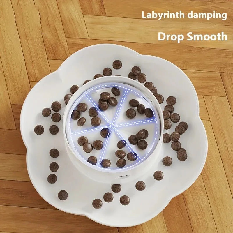 Pet Interactive Food Dispenser Toy Leak-Proof Plastic Feeder for Dog cat Enhances Pet IQ with Engaging Playtime Experience