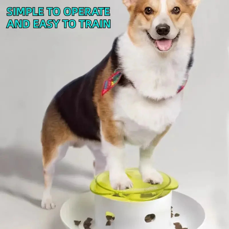 Pet Interactive Food Dispenser Toy Leak-Proof Plastic Feeder for Dog cat Enhances Pet IQ with Engaging Playtime Experience