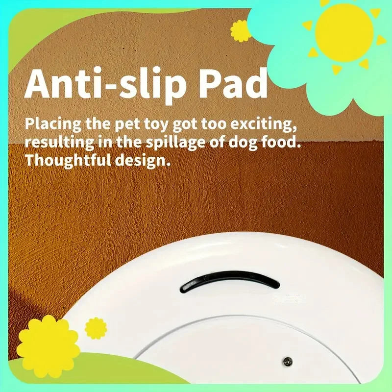 Pet Interactive Food Dispenser Toy Leak-Proof Plastic Feeder for Dog cat Enhances Pet IQ with Engaging Playtime Experience