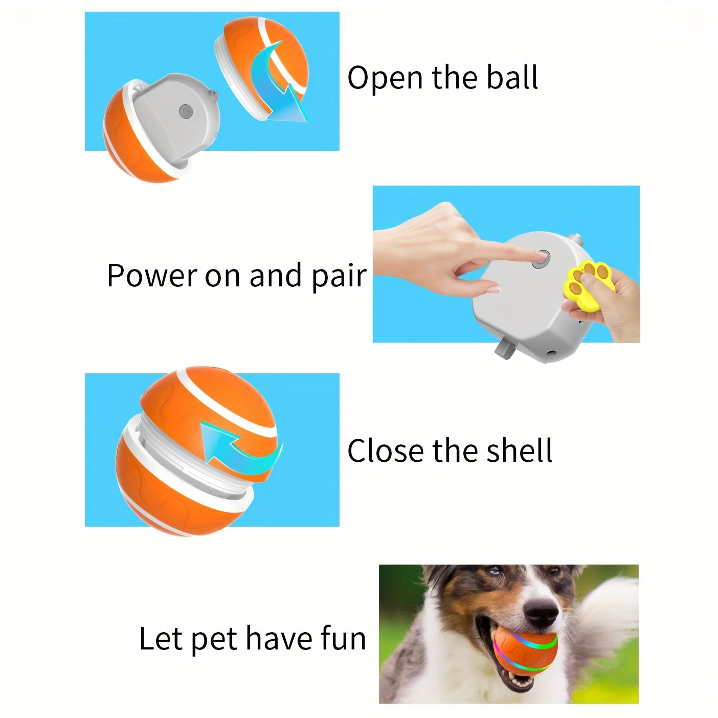 Pet Ball Suitable for Large Dogs, Small Dogs, And Cats; A Rolling And Jumping Toy for Pets, Durable And Boredom-relieving, A Perfect Gift for Pets., Dog Jumping Game, Interactive Pet Play, Playful Pet Accessory, Fun Pet Gadge