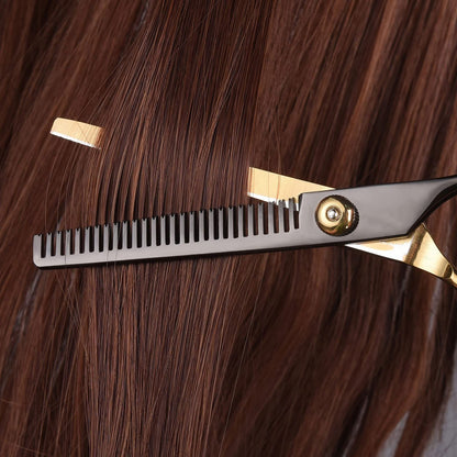 Hair Cutting Scissors, Professional Barber Shears Set with Hair Scissors Thinning Shears, for Men Women Pet