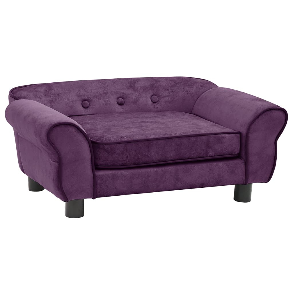 NNEVL Dog Sofa Burgundy 72x45x30 cm Plush