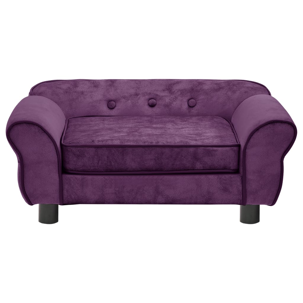 NNEVL Dog Sofa Burgundy 72x45x30 cm Plush