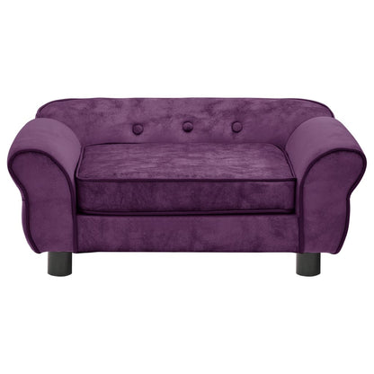 NNEVL Dog Sofa Burgundy 72x45x30 cm Plush