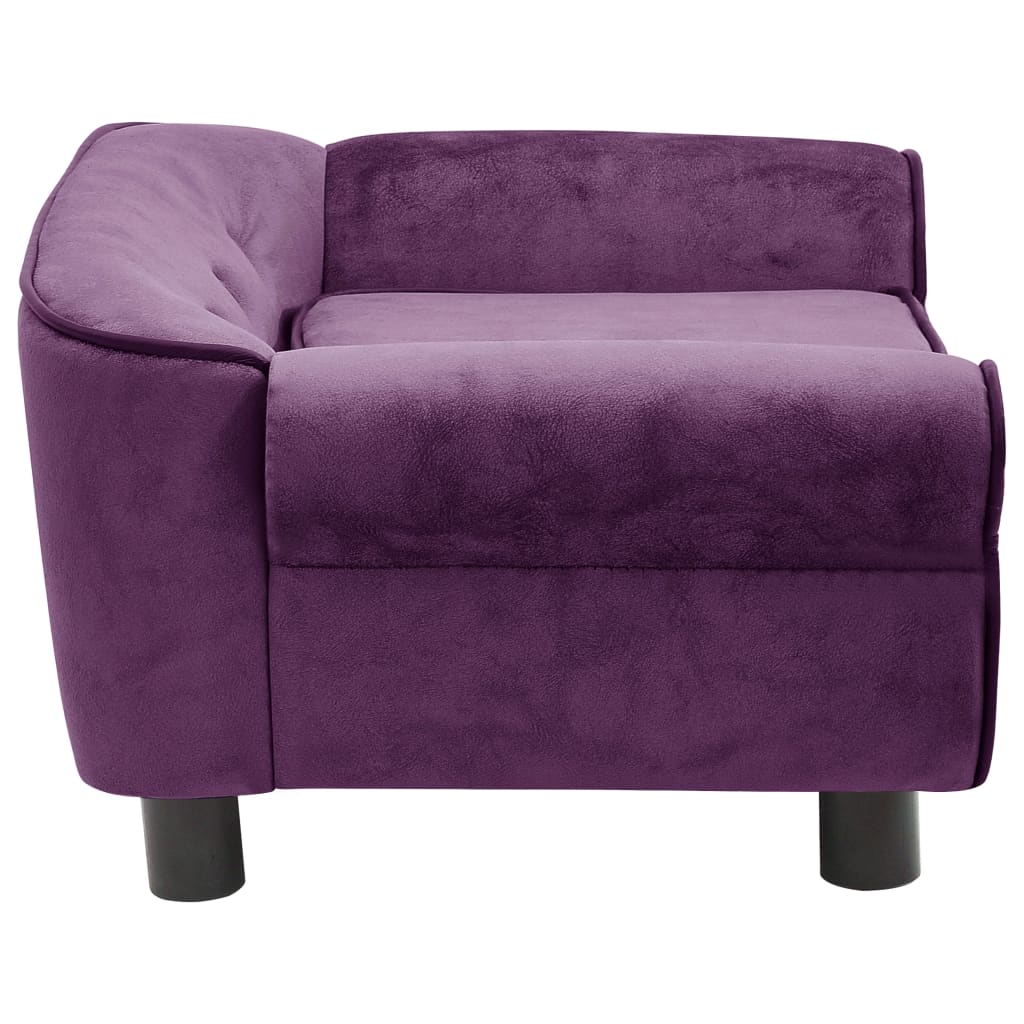 NNEVL Dog Sofa Burgundy 72x45x30 cm Plush