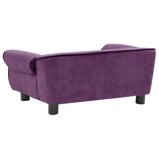 NNEVL Dog Sofa Burgundy 72x45x30 cm Plush