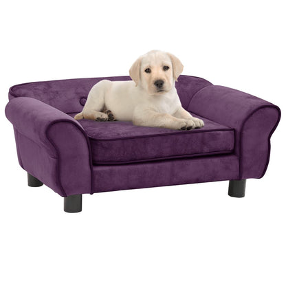NNEVL Dog Sofa Burgundy 72x45x30 cm Plush