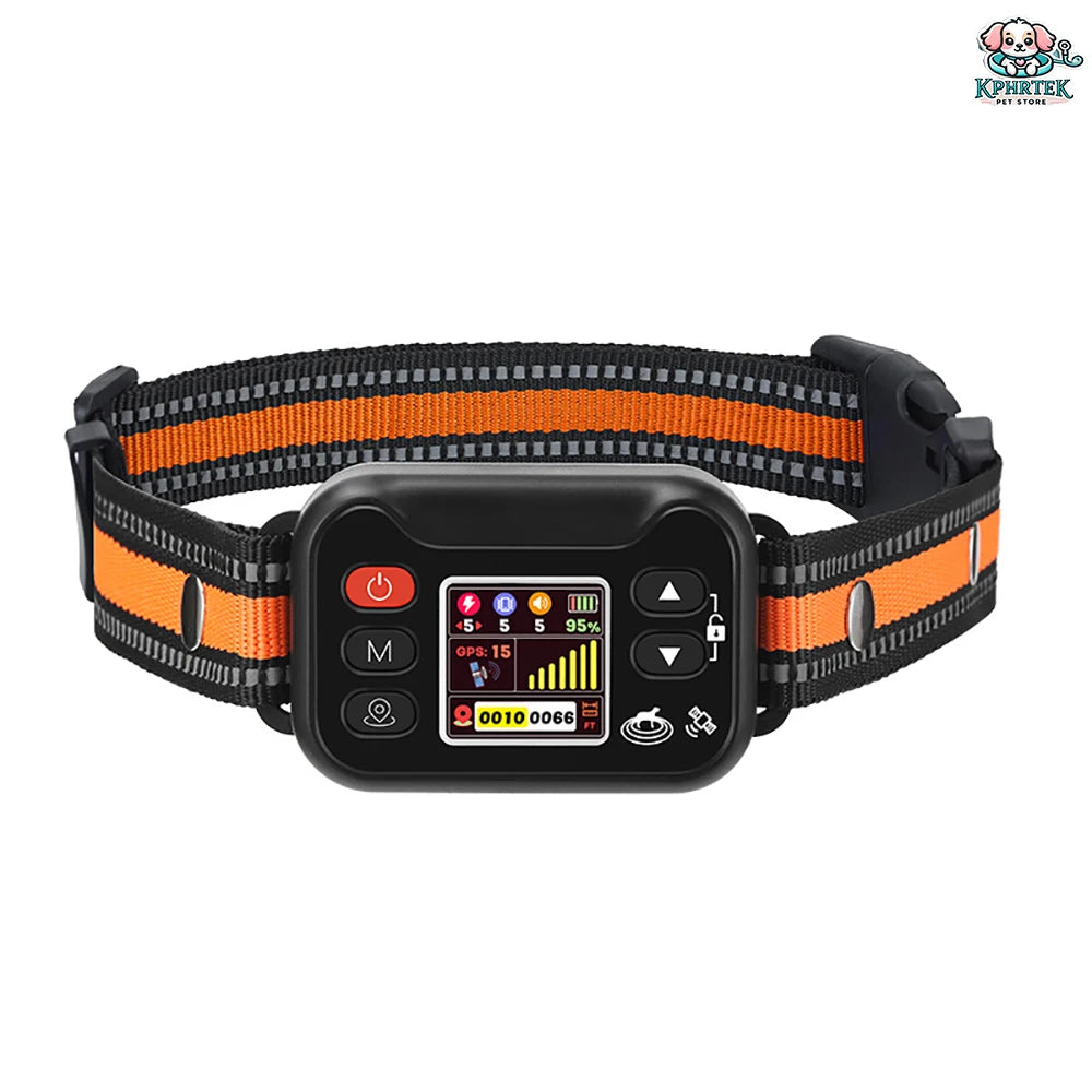 2025 New Pet GPS Wireless Electronic Fence – Dog Training Device & Barking Control Collar, Waterproof & Rechargeable