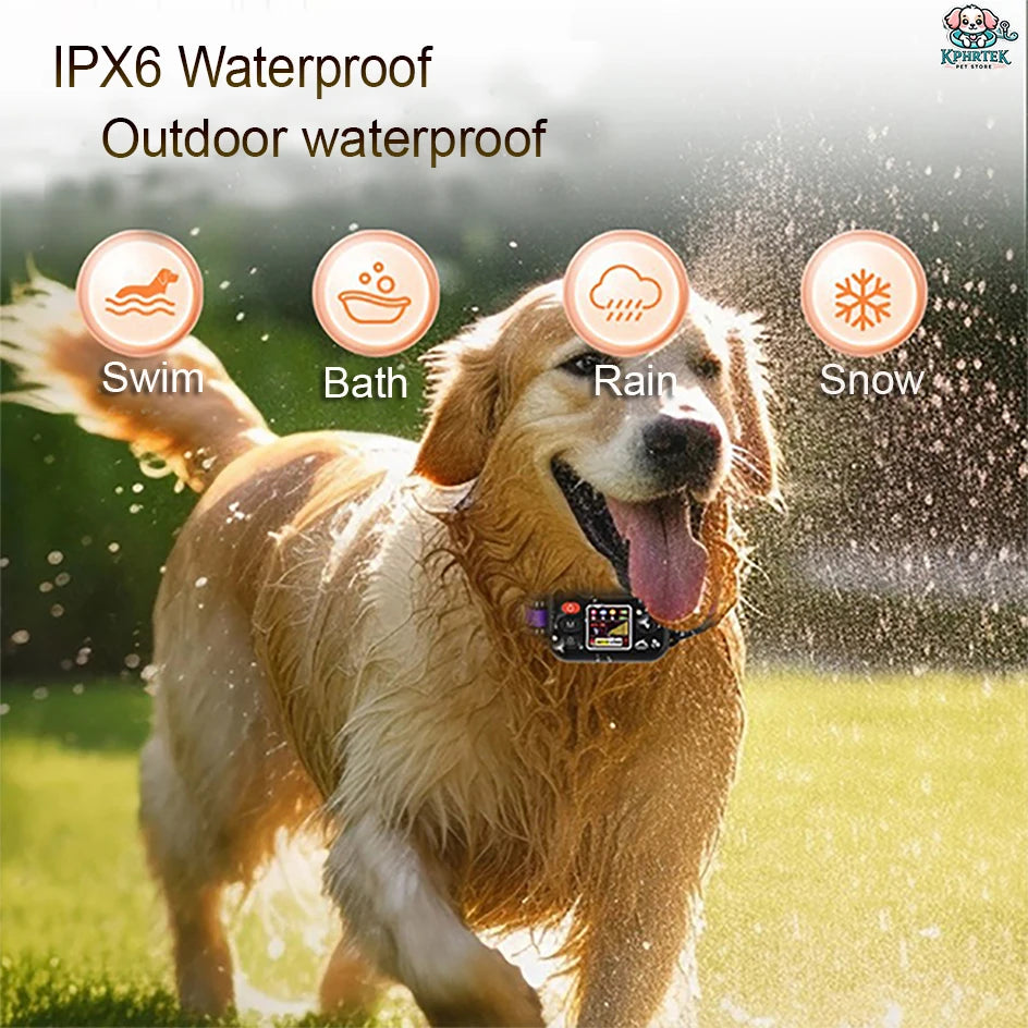 2025 New Pet GPS Wireless Electronic Fence – Dog Training Device & Barking Control Collar, Waterproof & Rechargeable