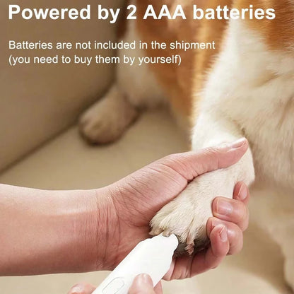 Pet Nail Grinder Pets Battery Model Nail Trimmer Professional Pet Grooming Gadget Electric Nail Clippers For Small To Large Dogs