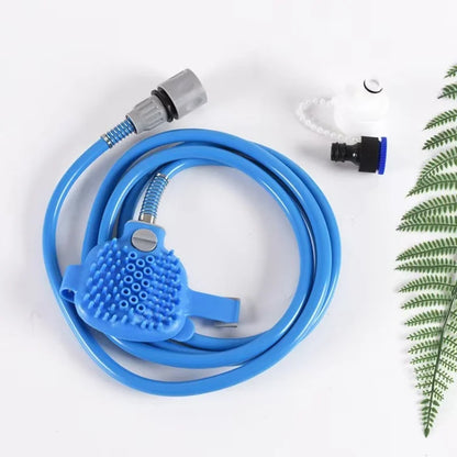 Best-selling pet bathing gadget - Dog massage brush with silicone massage shower head