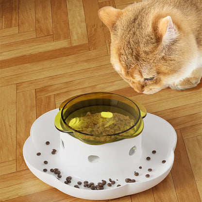 Pet Interactive Food Dispenser Toy  Leak-Proof Plastic Feeder for Dog cat  Enhances Pet IQ with Engaging Playtime Experience