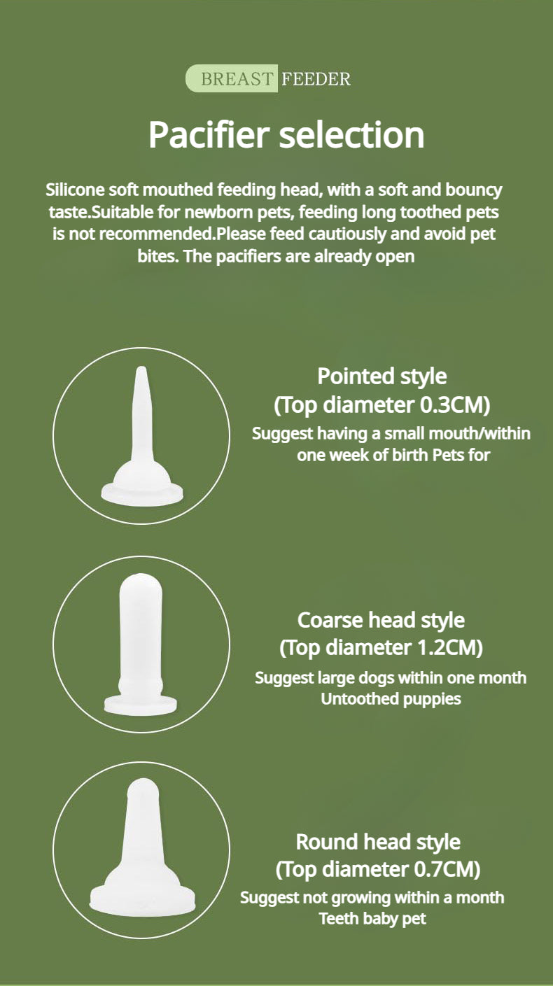 Pet Feeding Device Set Cat Dog Care Bottle Syringe Suit Newborn Kitten Feed Device with Feeding Bottle Puppy Medication Device