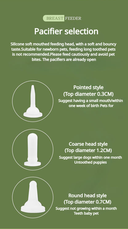 Pet Feeding Device Set Cat Dog Care Bottle Syringe Suit Newborn Kitten Feed Device with Feeding Bottle Puppy Medication Device