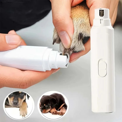 Pet Nail Grinder Pets Battery Model Nail Trimmer Professional Pet Grooming Gadget Electric Nail Clippers For Small To Large Dogs