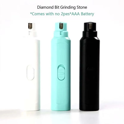 Pet Nail Grinder Pets Battery Model Nail Trimmer Professional Pet Grooming Gadget Electric Nail Clippers For Small To Large Dogs
