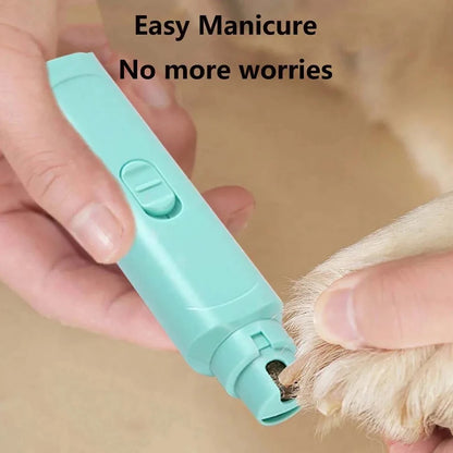 Pet Nail Grinder Pets Battery Model Nail Trimmer Professional Pet Grooming Gadget Electric Nail Clippers For Small To Large Dogs