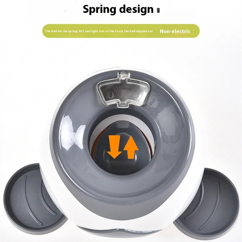 Pet Dog Toys,Electronic Usb Dog Two Tennis,Food rewards, Dog Interactive Training, Intelligent Automatic Food Leakage Device