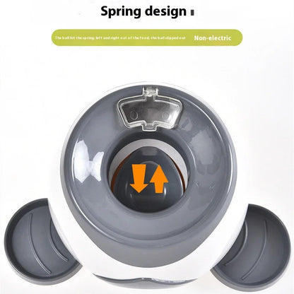 Pet Dog Toys,Electronic Usb Dog Two Tennis,Food rewards, Dog Interactive Training, Intelligent Automatic Food Leakage Device