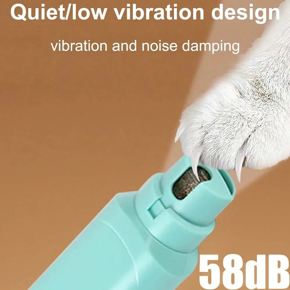 Pet Nail Grinder Pets Battery Model Nail Trimmer Professional Pet Grooming Gadget Electric Nail Clippers For Small To Large Dogs